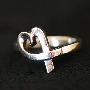 Tiffany & Co. Elsa Peretti Open Heart Ring - 925